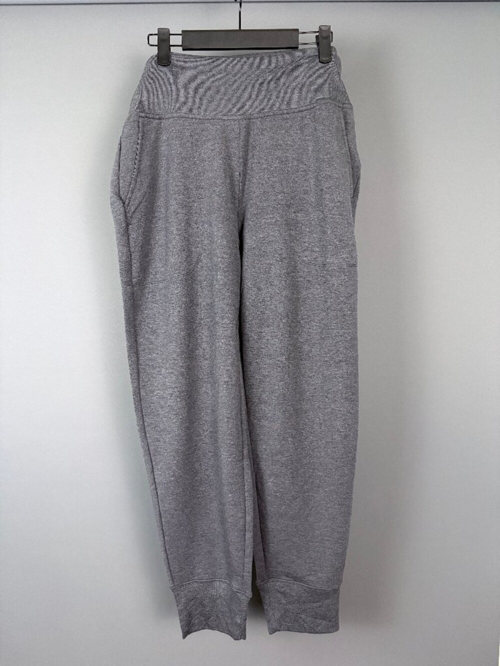 Athleta Coaster Luxe High Rise Jogger Large Tall Charcoal Grey Heather NWOT